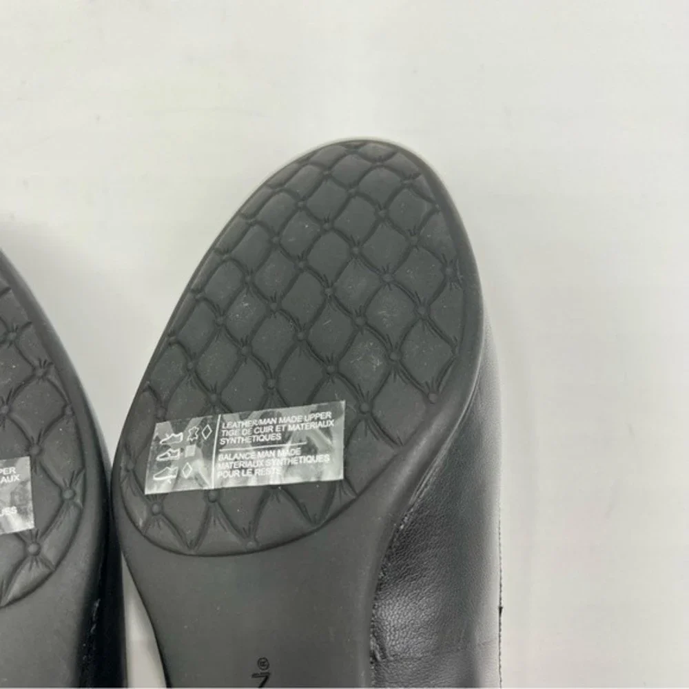 6 2E  EXTRA WIDE Aravon Women's Classic Career Dress‎ Black Leather Pumps Heels